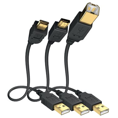 INAKUSTIK Premium USB A - USB B Micro 5.0m