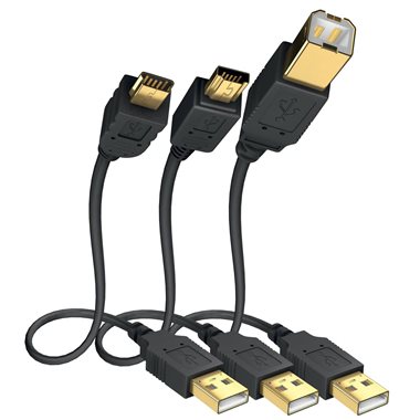 INAKUSTIK Premium USB A - USB B Micro 2.0m