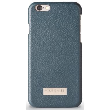 MIKE GALELI ISTANBUL Apple iPhone 6/6S Hard-Cover Echtleder Lenny blue