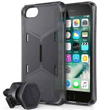 ITSKINS Apple iPhone SE2020/8/7/6s/6 Back-Cover & Auto-Halter Magneta black