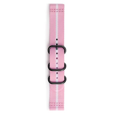 SAMSUNG Gear Sport Premium Nato-Armband pink-white (pink-weiss)