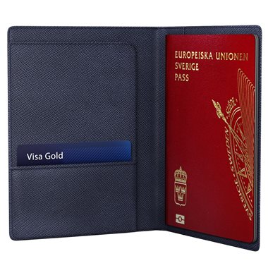 IDEAL OF SWEDEN Reisepasshülle inkl. Visitenkartenfach Passport Cover navy