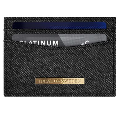 IDEAL OF SWEDEN Kartenhalter für 4 Karten Breite 10cm, Höhe 7cm Card Holder black