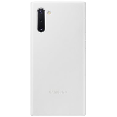 SAMSUNG Galaxy Note 10 Hard-Cover Leather Cover white