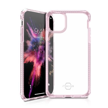 ITSKINS Apple iPhone 11 Pro Max Drop-Protection Cover HYBRID CLEAR light pink transparent