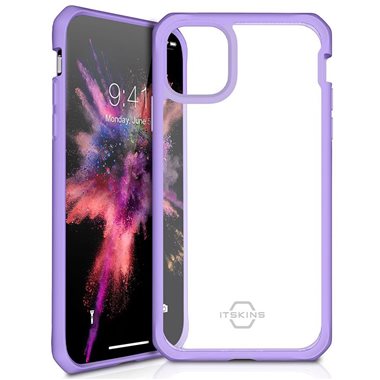 ITSKINS Apple iPhone 11 Pro Max Drop-Protection Cover HYBRID SOLID purple transparent