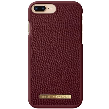 IDEAL OF SWEDEN Apple iPhone SE2020/8/7/6s/6 Designer Hard-Cover Saffiano burgundy