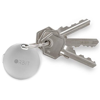 ORBIT Schlüsselfinder mit GPS-Ortung, Smarttag Selfie-Fernbedienung Orbit Keys Silver