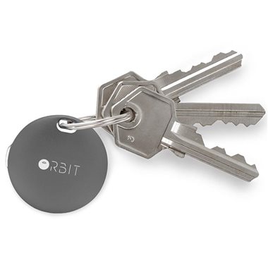 ORBIT Schlüsselfinder mit GPS-Ortung, Smarttag Selfie-Fernbedienung Orbit Keys Gun Metal