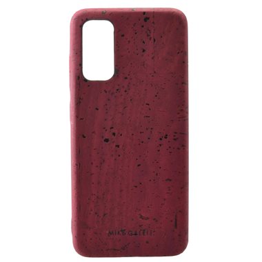 MIKE GALELI ISTANBUL Samsung Galaxy S20 Hard-Cover Kork Levi bordeaux