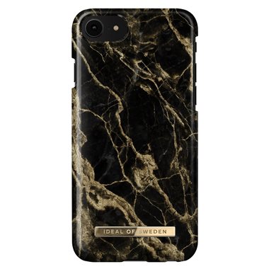 IDEAL OF SWEDEN Apple iPhone SE2020/8/7/6/6S Designer Hard-Cover Golden Smoke Marble