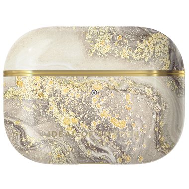 IDEAL OF SWEDEN Apple AirPods Pro Designer Hard-Cover Sparkle Greige Marble