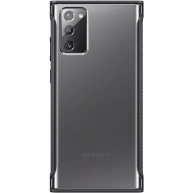 SAMSUNG Note 20 Hard-Cover Clear Protective Cover Black