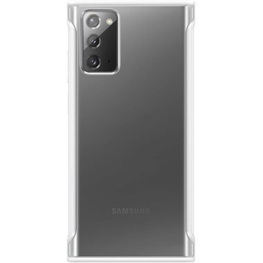 SAMSUNG Note 20 Hard-Cover Clear Protective Cover White