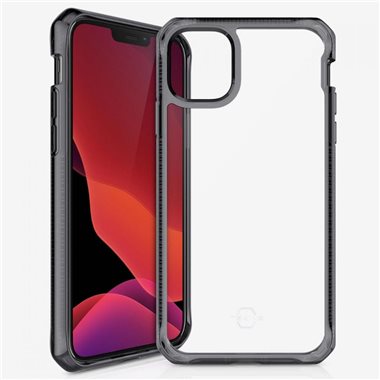 ITSKINS Apple iPhone 12/12 Pro Drop-Protection Cover HYBRID CLEAR black and transparent