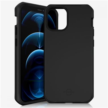 ITSKINS Apple iPhone 12 Pro Max Drop-Protection Cover HYBRID SILK black