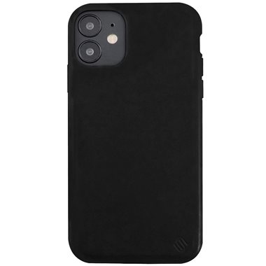 UUNIQUE Apple iPhone 12 mini Hard-Cover ECO LEATHER BACK SHELL black