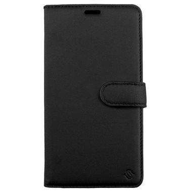 UUNIQUE Apple iPhone 12 mini Book-Cover ECO LEATHER FOLIO & BACK SHELL black/red