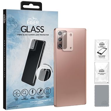 EIGER Samsung Note 20 Folie für Kameraglas Fibre Glass Camera clear