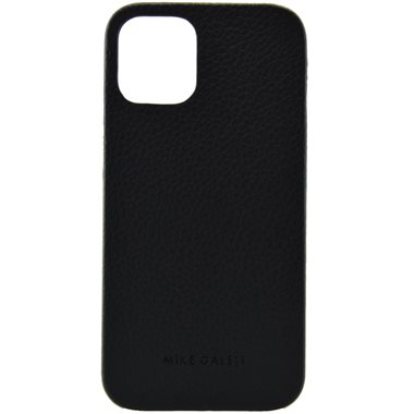 MIKE GALELI ISTANBUL Apple iPhone 12 mini Hard-Cover aus Echtleder Lenny black