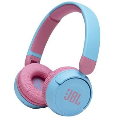JBL Bluetooth-Kopfhörer für Kids Lautstärke max 85dB, <b>mit</b> Mikrofon JR310BT OnEar wireless, blue/pink