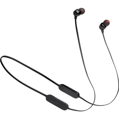 Bluetooth-Sportheadset stereo Wireless InEar, 3-Button Mic/Remote, Flat Cable Tune 125 BT black