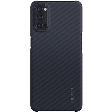 OPPO Reno 4 Hard-Cover aus Kevlar Cover Kevlar (Fibre) blue