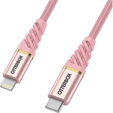 OTTERBOX USB-Kabel 1.0m <b>FastCharge</b> USB-C Stecker -> Lightning Stecker Shimmer Rose Pink