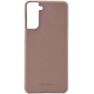 MIKE GALELI ISTANBUL Samsung Galaxy S21 HARD-Cover in Echtleder Lenny rose tan