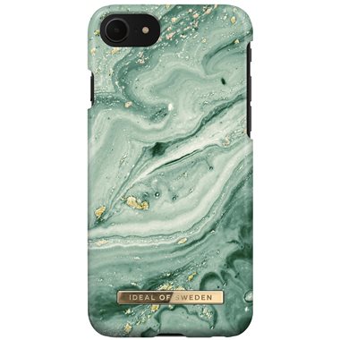 IDEAL OF SWEDEN Apple iPhone 8/7/6/6s/SE Designer Hard-Cover Mint Swirl Marble