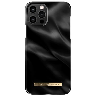 IDEAL OF SWEDEN Apple iPhone 12/12 Pro Designer Hard-Cover Black Satin