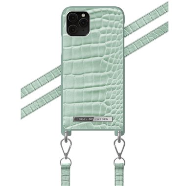 IDEAL OF SWEDEN Apple iPhone 11 Pro/XS/X Necklace-Cover Mint Croco
