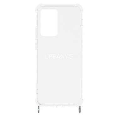 URBANYS NECKLACE Samsung Galaxy A32 5G Necklace-Cover ohne Band! transparent mit silber Ringen