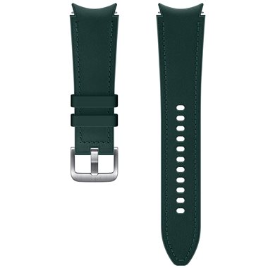 SAMSUNG Universal Band 20mm L Lederarmband mit gummierter Unterseite Hybrid Band green