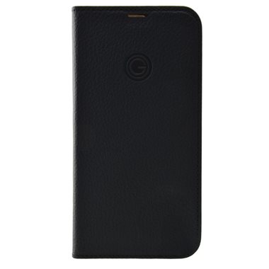 MIKE GALELI ISTANBUL Apple iPhone 13 Pro Book-Cover in Echtleder Marc black