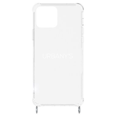 URBANYS NECKLACE Apple iPhone 13 Necklace-Cover ohne Band! transparent mit silber Ringen