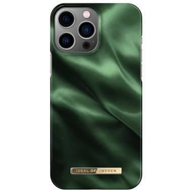 IDEAL OF SWEDEN Apple iPhone 13 Pro Max Designer Hard-Cover Emerald Satin
