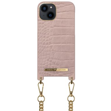 IDEAL OF SWEDEN Apple iPhone 13 mini Necklace-Cover Misty Rose Croco