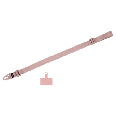 ETUUI Universalband mit Einlegekarte für alle Cases mit Ladeanschluss mittig Universalband breit rosa