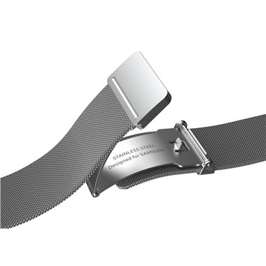 SAMSUNG Universal Band Watch 4, 20mm S Edelstahl Armband Milanese Band Silver