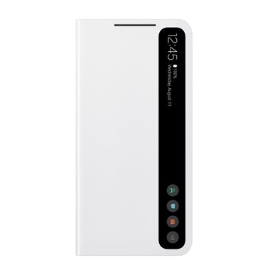 SAMSUNG Galaxy S21 FE 5G Book-Cover Smart Clear View Cover white
