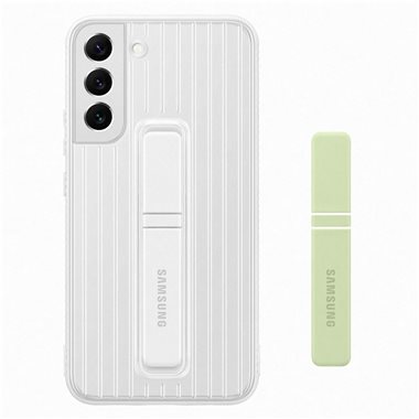 SAMSUNG Galaxy S22+ Hard-Cover Protective Standing Cover white
