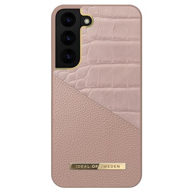 IDEAL OF SWEDEN Samsung Galaxy S22 Designer Hard-Cover Rose Smoke Croco