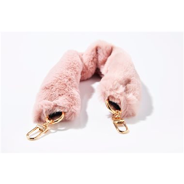 ETUUI Flauschiges und veganes Fellband 44cm für Necklace-Cover St. Moritz Straps short pink