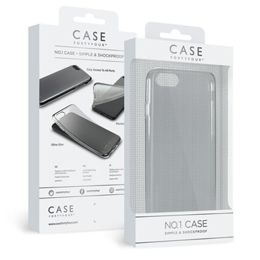CASE 44 Apple iPhone SE2020/8/7 BULK Silicone-Cover Case No.1 clear
