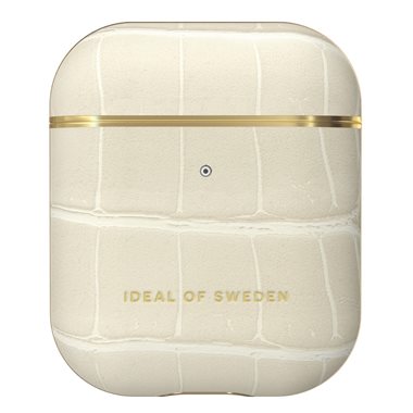 IDEAL OF SWEDEN Apple AirPods 1st & 2nd Generation Designer Hard-Cover Cream Beige