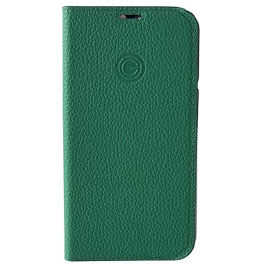 MIKE GALELI ISTANBUL Apple iPhone 14 Book-Cover Echtleder Marc ultra green