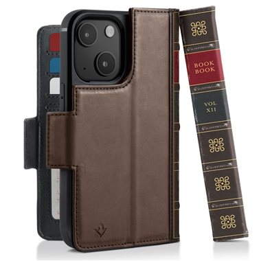 TWELVE SOUTH iPhone 14 Book-Cover Vintage Book brown