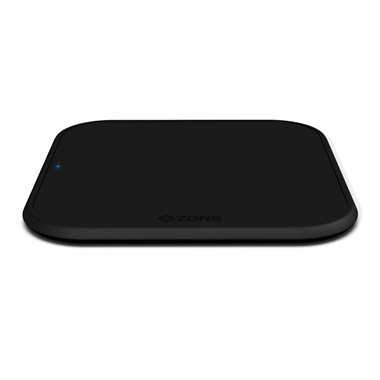 ZENS Single Wireless Charger 10W Qi Fast Charge ohne Ladegerät