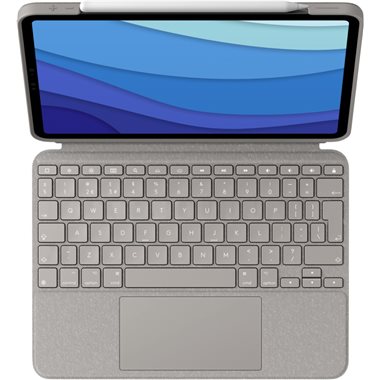 LOGITECH Apple iPad Pro 11 (1., 2., 3., 4. Gen) Tastatur-Cover Combo Touch iPad Pro 11 Sand